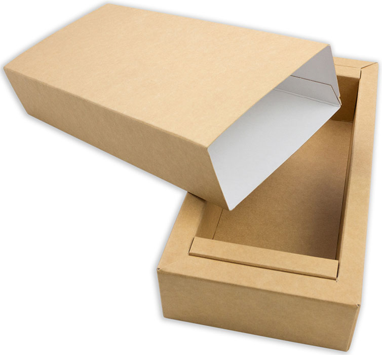 Hohlwandschachtel Verpackung Verpackung als Schuber aus Kraftkarton